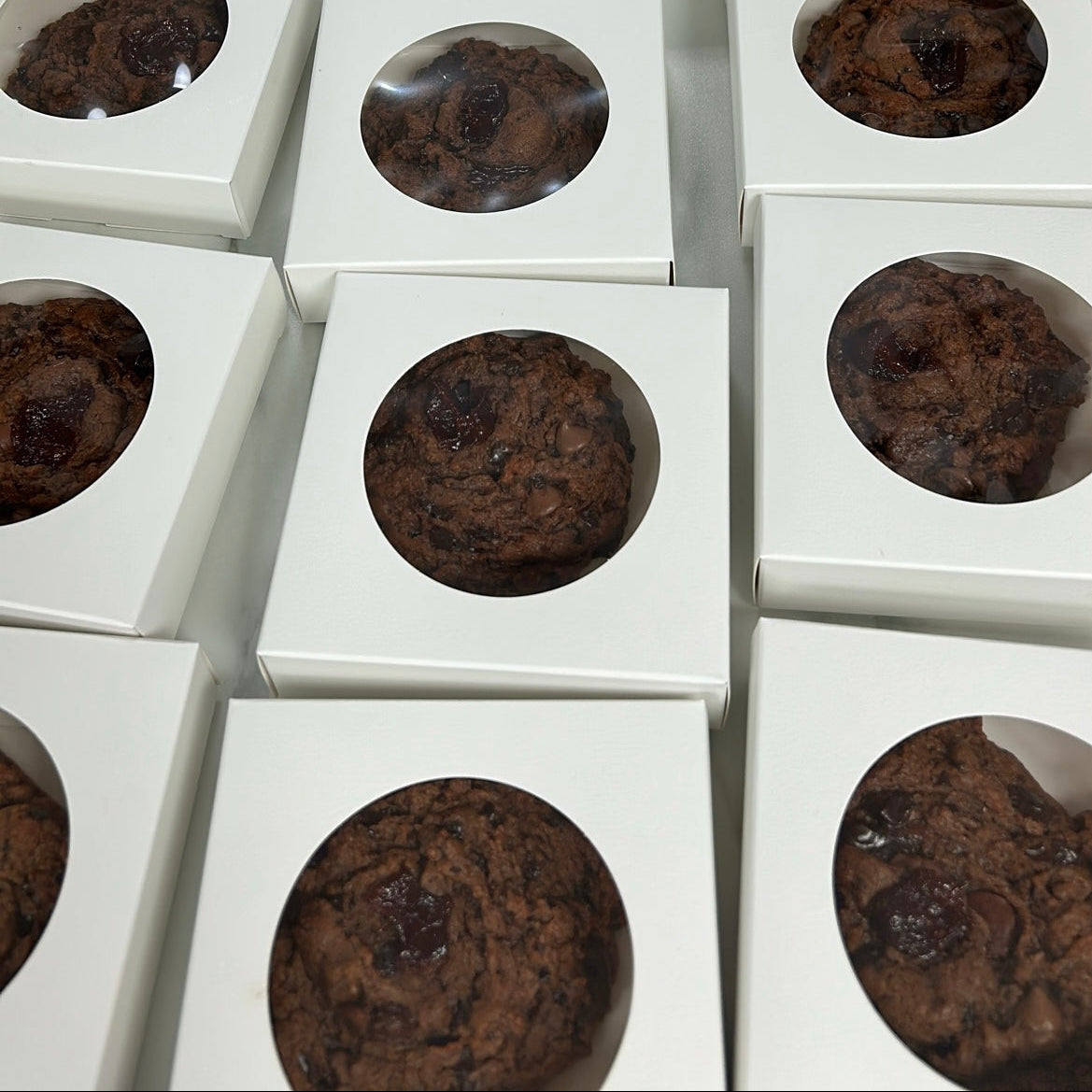 The Rave guava cookies in boxes