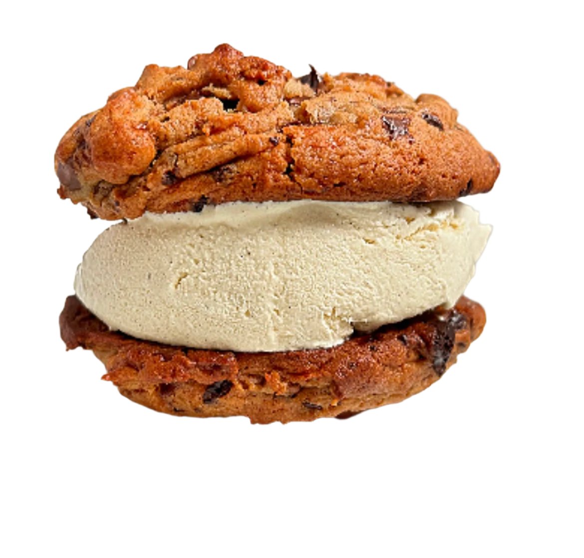 Picture of an ice cream sandwich using the Rave cookie