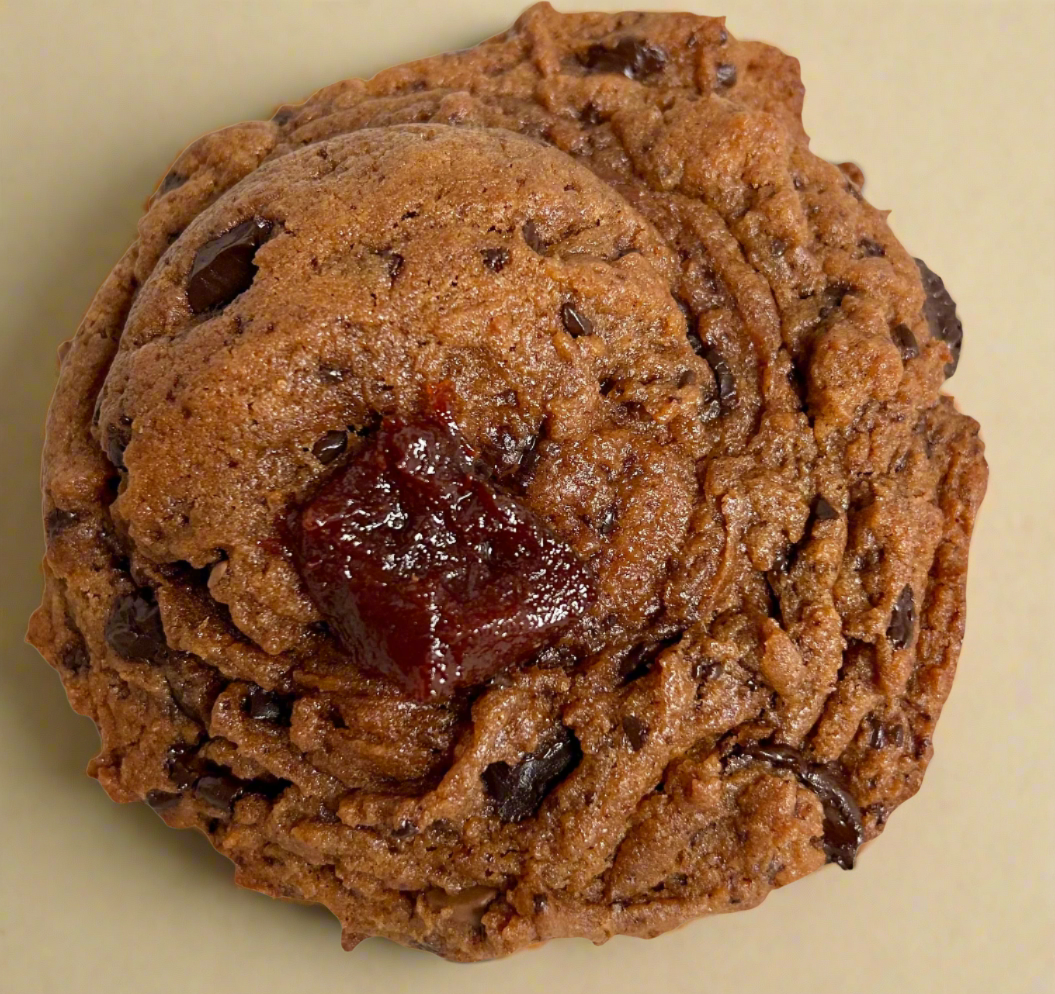 guava-chocolate chip cookie